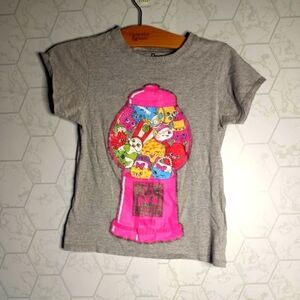 Shopkins gray short sleeve graphic t-shirt